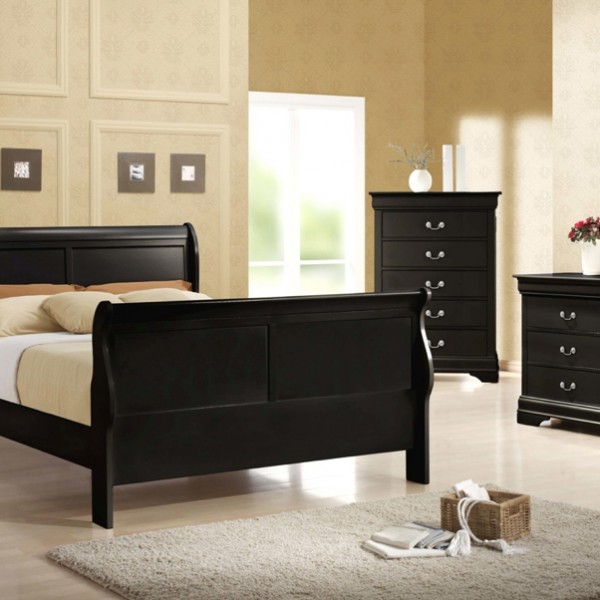 Louis Philippe Bedroom range black
